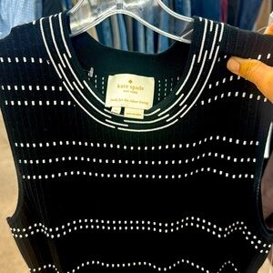 Kate Spade New York Fit and Flair Ribbed Textured Knit Dress Women’s Size M